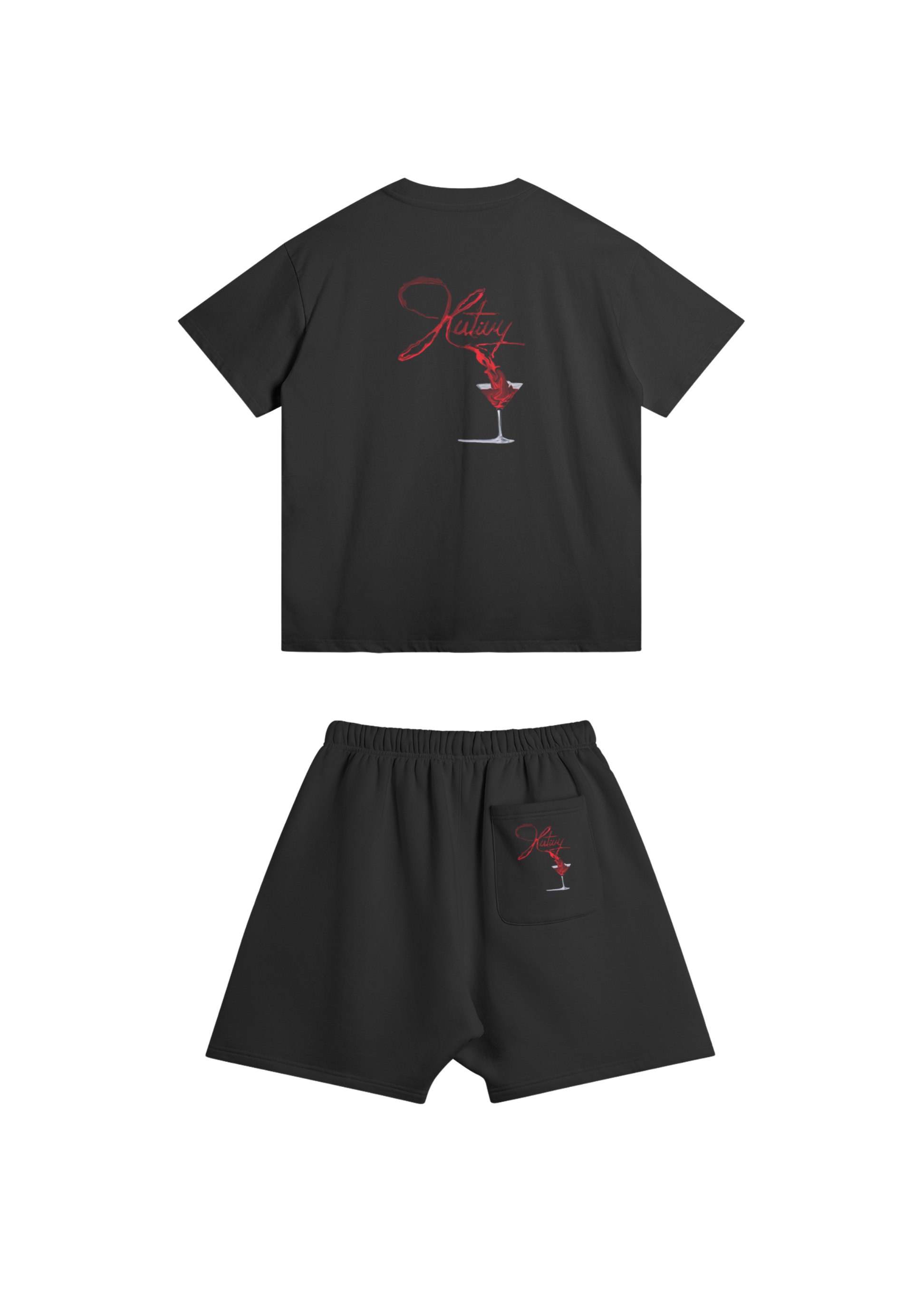 Ensemble Short Tee Noir