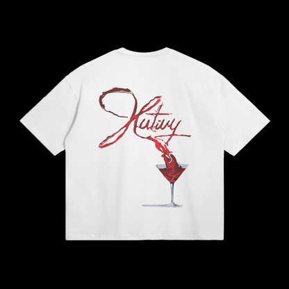 Xutivy™ : Embrace Your Wealth Cocktail red (black and white)