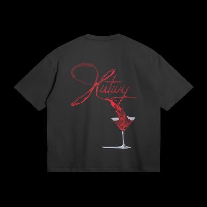 Xutivy™ : Embrace Your Wealth Cocktail red (black and white)